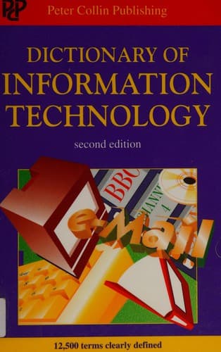 Cover image for Dictionary of information technology
