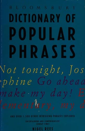 Cover image for Dictionary of popular phrases