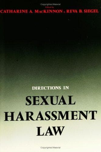 Cover image for Directions in Sexual Harassment Law