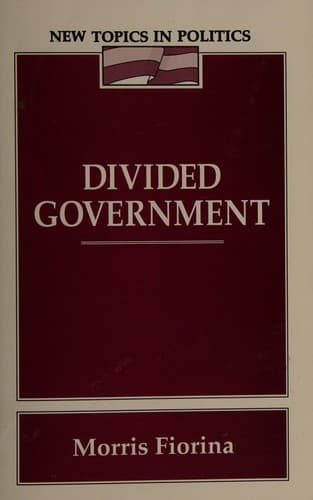 Cover image for Divided government