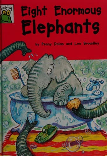 Cover image for Eight Enormous Elephants (Leapfrog)