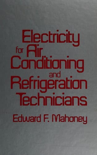 Cover image for Electricity for air conditioning and refrigeration technicians