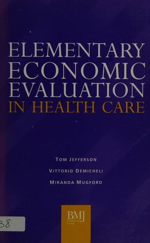 Cover image for Elementary economic evaluation in health care