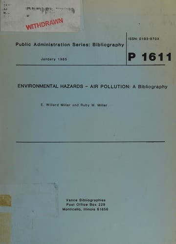 Cover image for Environmental hazards