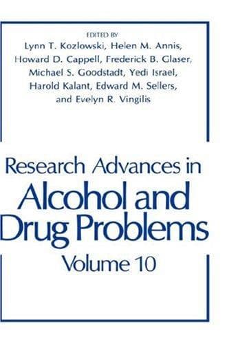 Cover image for Research Advances in Alcohol and Drug Problems