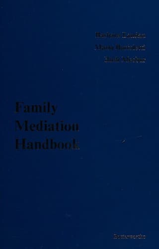 Cover image for Family mediation handbook