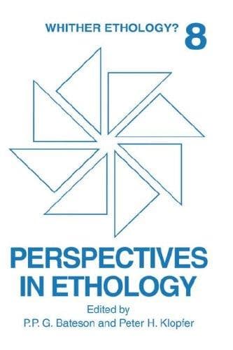 Cover image for Perspectives in Ethology: Volume 10