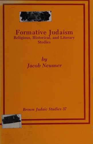Cover image for Formative Judaism
