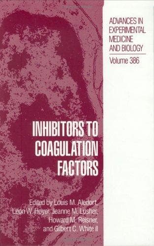 Cover image for Inhibitors to coagulation factors