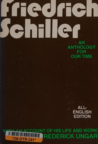 Cover image for Friedrich Schiller