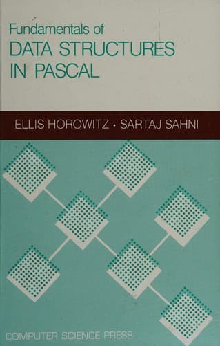 Cover image for Fundamentals of data structures in Pascal