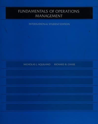 Cover image for Fundamentals of operations management