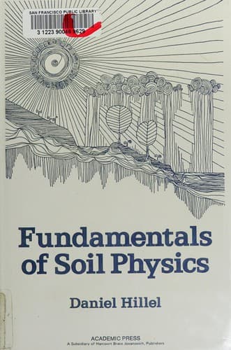 Cover image for Fundamentalsof soil physics