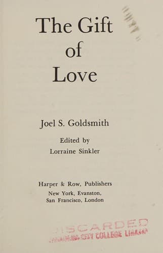 Cover image for The gift of love