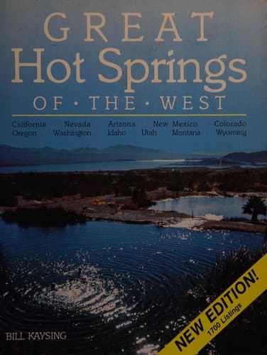Cover image for Great hot springs of the West