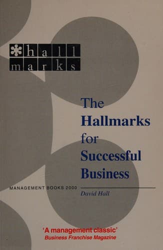 Cover image for The Hallmarks for Successful Business