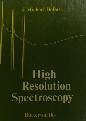 Cover image for High resolution spectroscopy