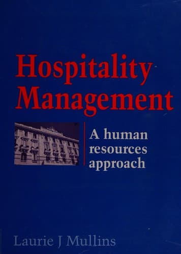 Cover image for Hospitality Management
