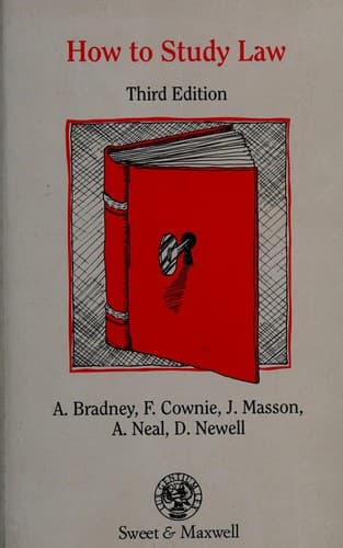 Cover image for How to study law