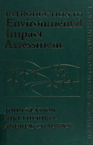 Cover image for Introduction to environmental impact assessment