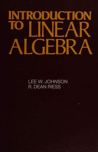 Cover image for Introduction to linear algebra