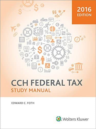 Cover image for Federal Tax Study Manual