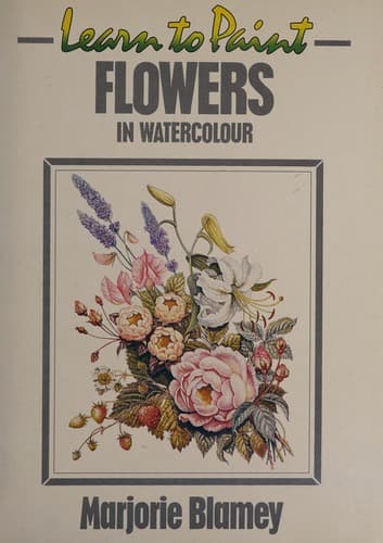 Cover image for Flowers in watercolour