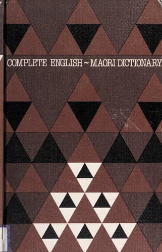 Cover image for The complete English-Maori dictionary