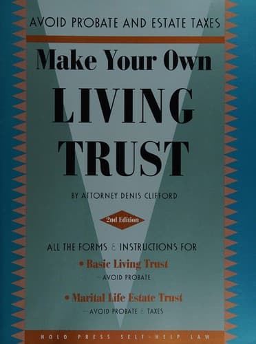 Cover image for Make your own living trust