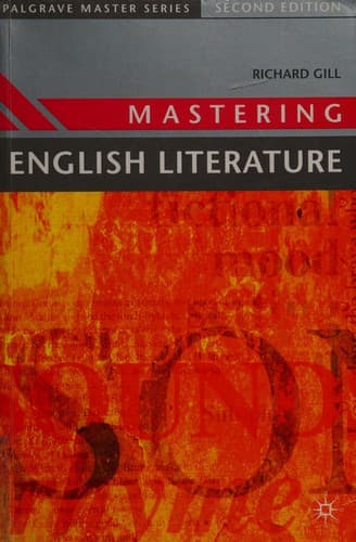 Cover image for Mastering English literature
