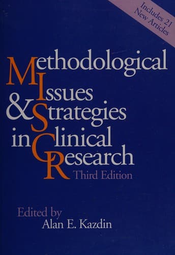 Cover image for Methodological issues & strategies in clinical research