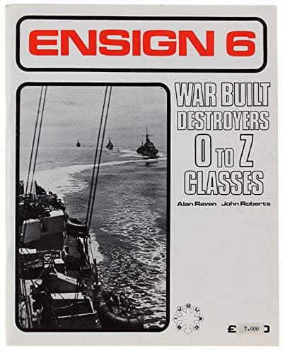 Cover image for War built destroyers, O to Z classes