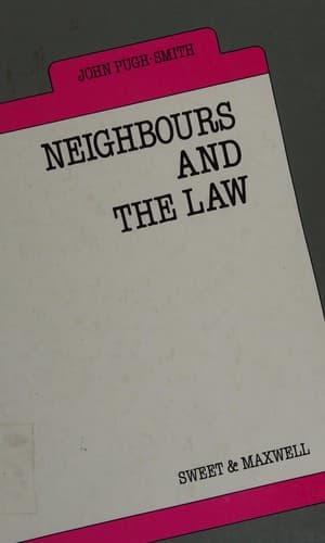 Cover image for Neighbours and the law