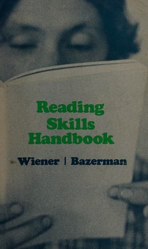 Cover image for Reading skills handbook