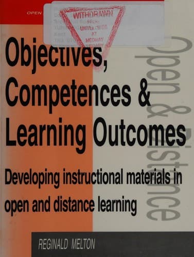 Cover image for Objectives, competences and learning outcomes