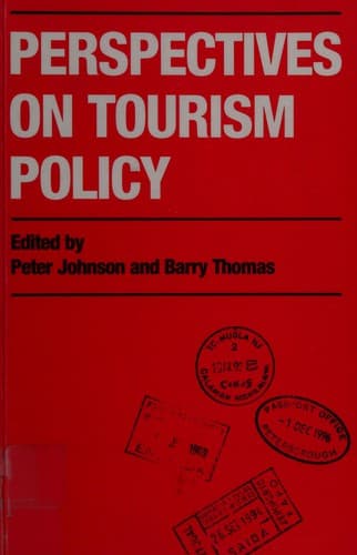 Cover image for Perspectives on tourism policy