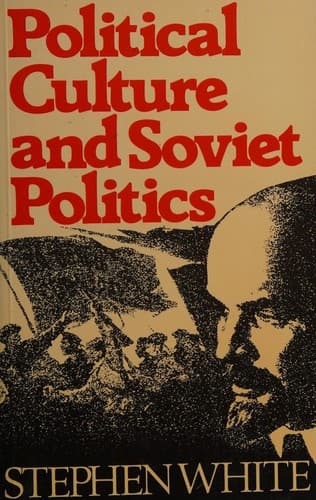 Cover image for Political culture and Soviet politics