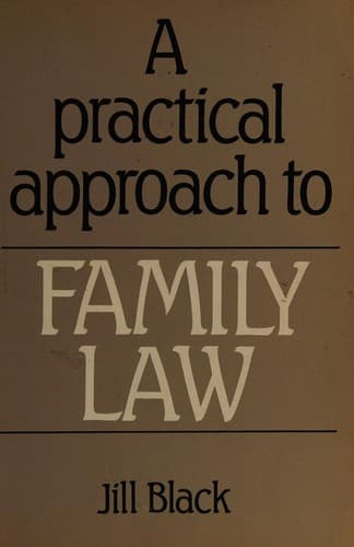 Cover image for A practical approach to family law