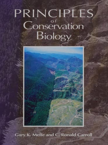 Cover image for Principles of conservation biology