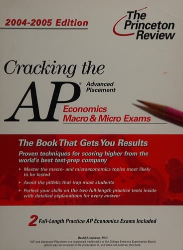 Cover image for Cracking the AP Economics macro & micro exams
