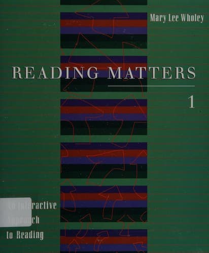 Cover image for Reading matters 1