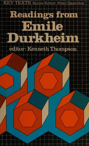 Cover image for Readings from Emile Durkheim