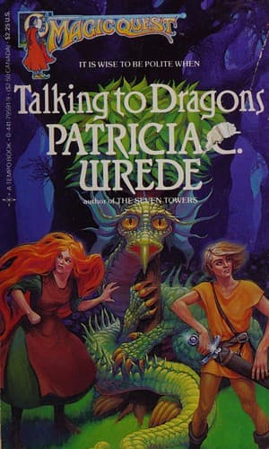 Cover image for Talking to Dragons (Magicquest Book)