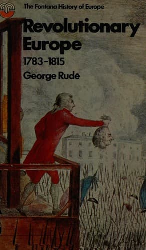 Cover image for Revolutionary Europe, 1783-1815