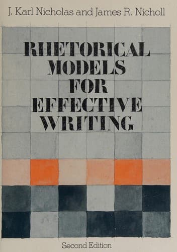 Rhetorical models for effective writing