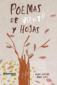 Cover image for Poemas de viento y hojas