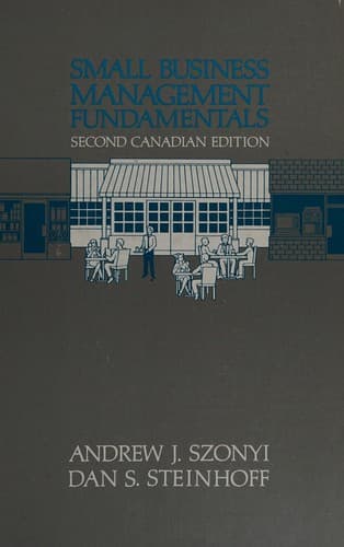 Cover image for Small business management fundamentals