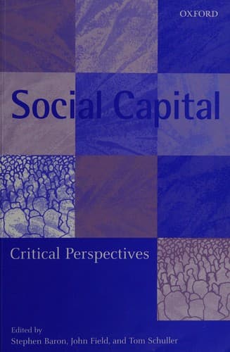 Cover image for Social capital