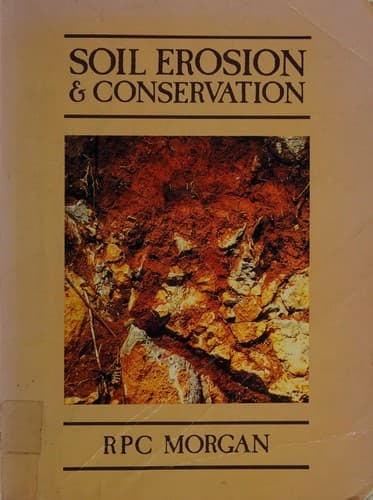 Cover image for Soil erosion and conservation