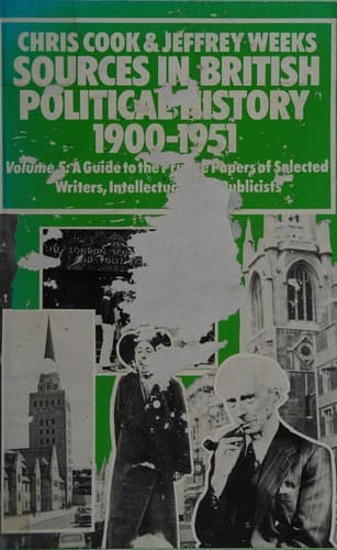 Cover image for Sources in British political history, 1900-1951